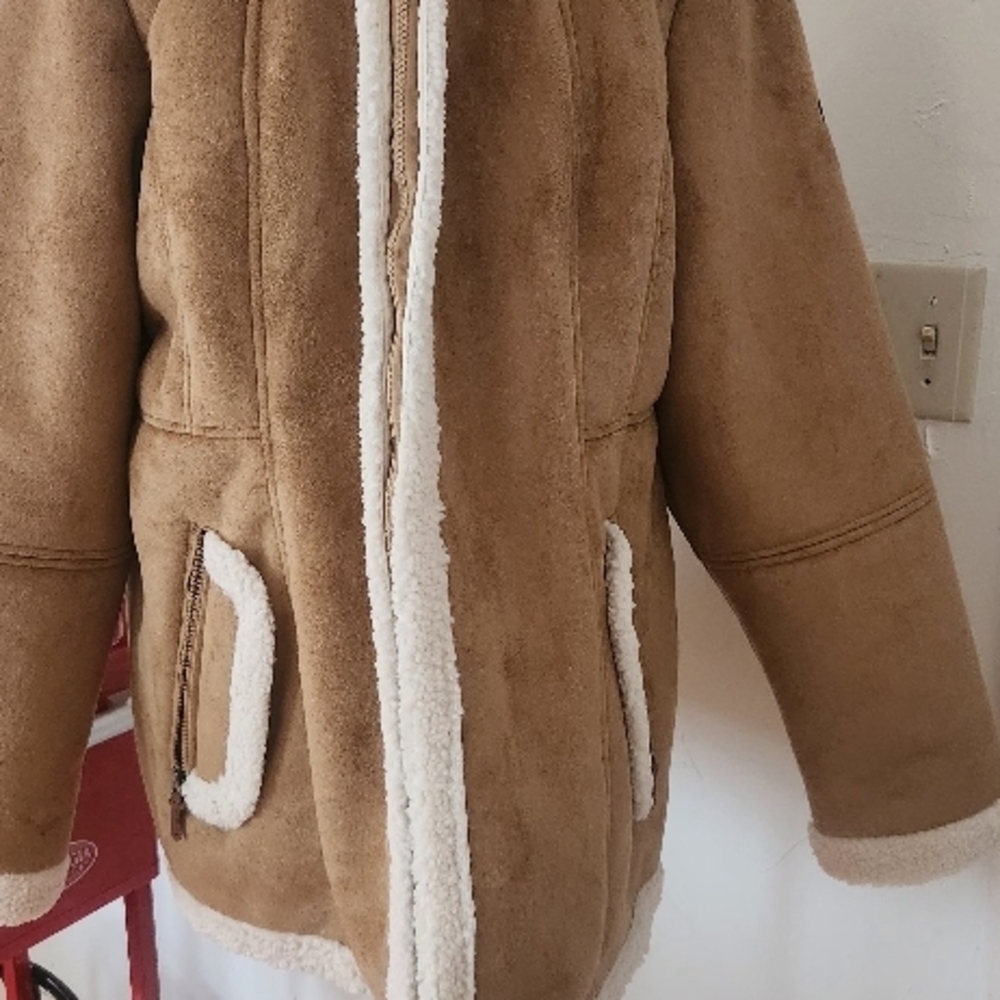 Tan Shearling Coat